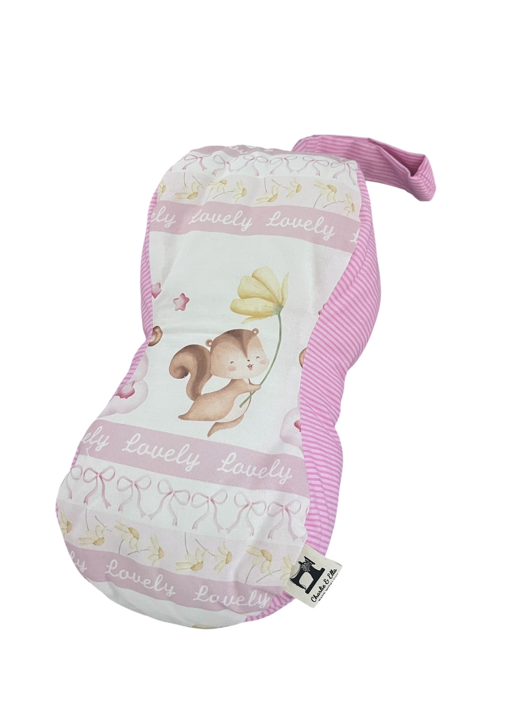 Peanut Shape Feeding Cushion | Handmade Cotton Baby Nursing Pillow