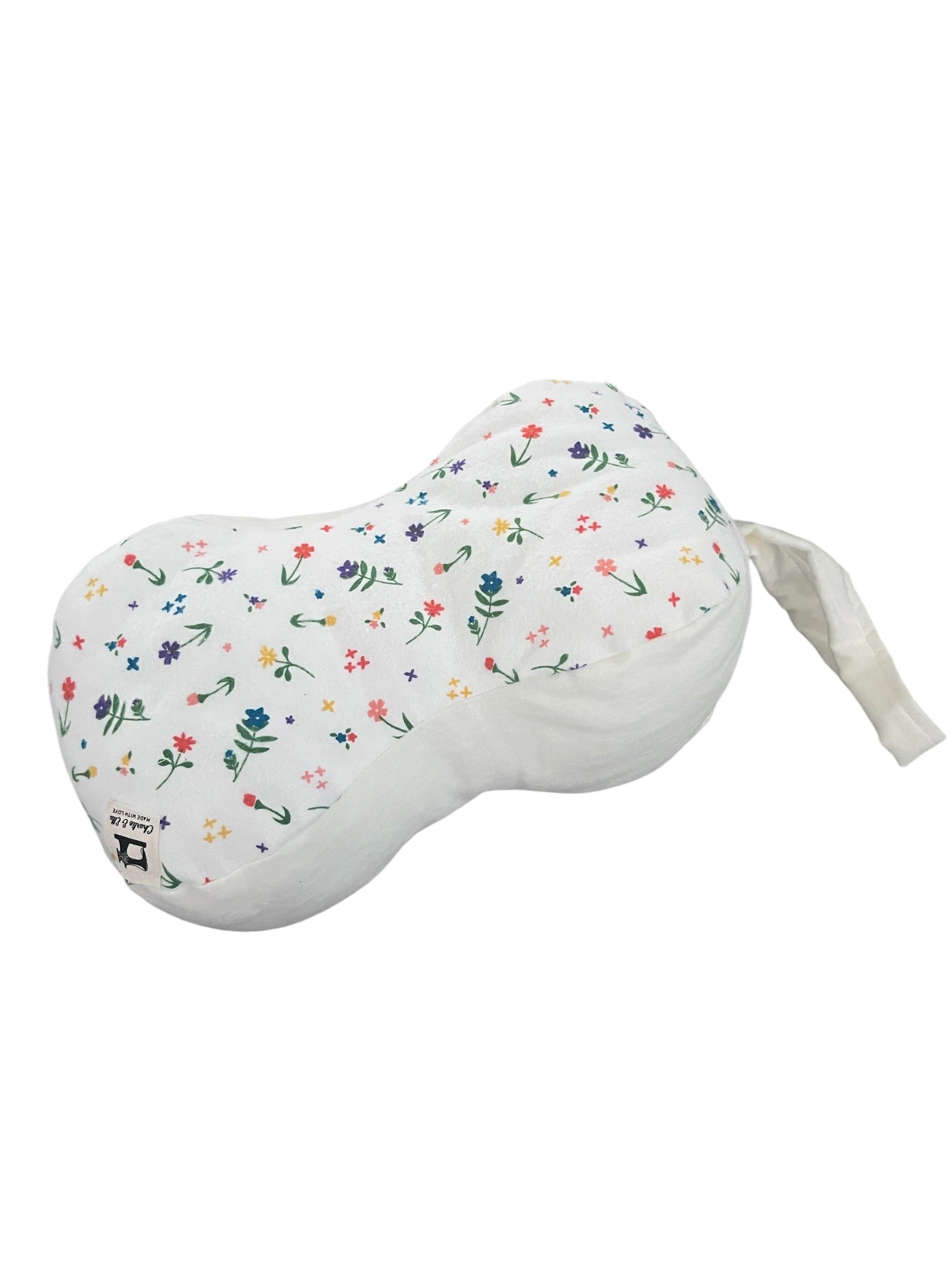 Peanut Shape Feeding Cushion | Handmade Cotton Baby Nursing Pillow