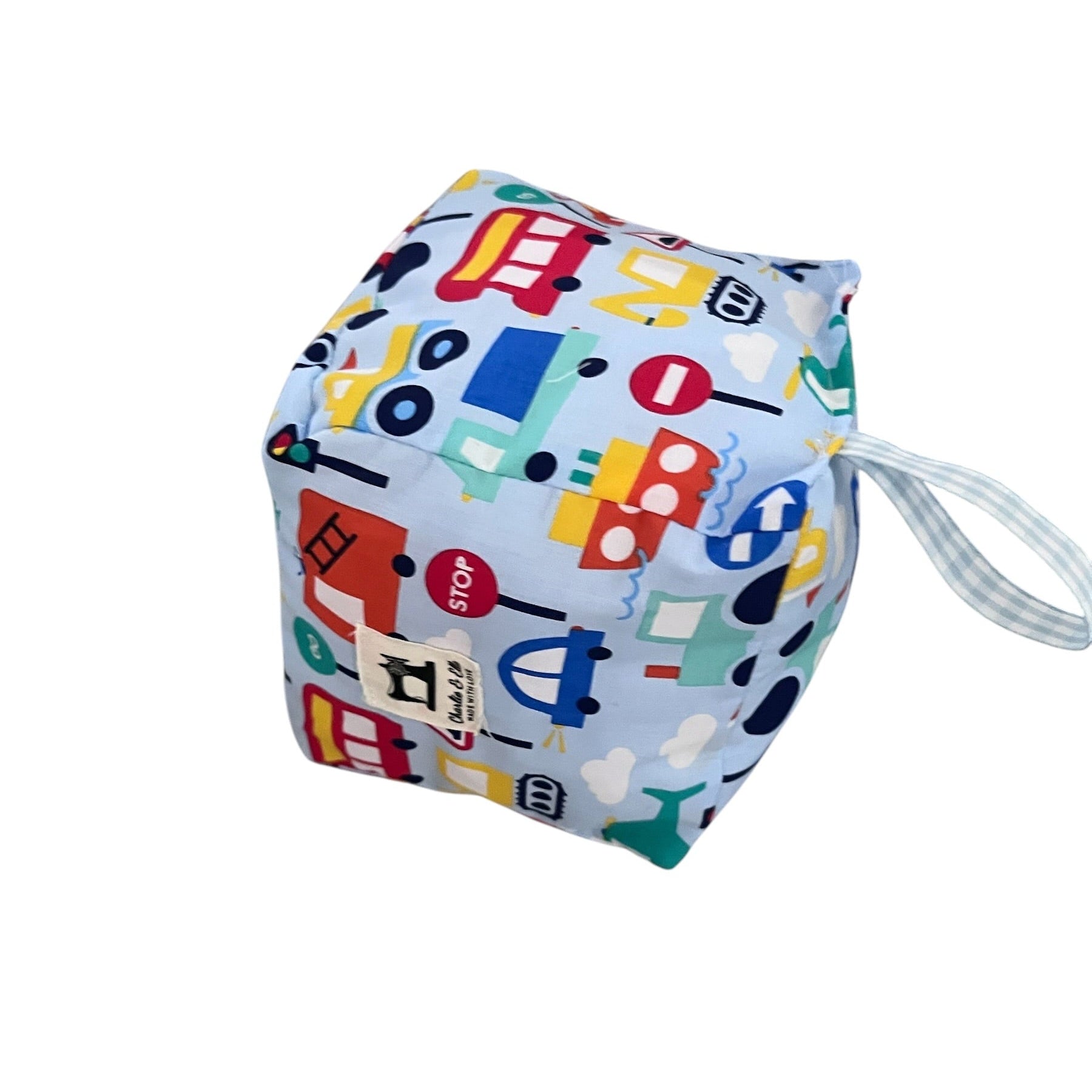 Handmade Soft Sensory Rattle Toy for Babies